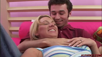 Busty blonde jersey is looking for an aggressive man