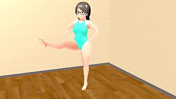 きょう　ぽっちゃりメガネ女子のエ〇すぎるダンス【シャッフルダンス】