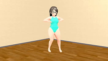 きょう　ぽっちゃりメガネ女子のエ〇すぎるダンス【シャッフルダンス】