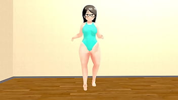 きょう　ぽっちゃりメガネ女子のエ〇すぎるダンス【シャッフルダンス】