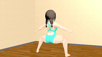 きょう　ぽっちゃりメガネ女子のエ〇すぎるダンス【シャッフルダンス】