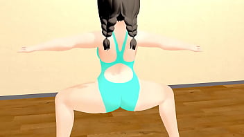 きょう　ぽっちゃりメガネ女子のエ〇すぎるダンス【シャッフルダンス】