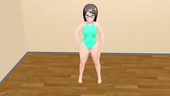 きょう　ぽっちゃりメガネ女子のエ〇すぎるダンス【シャッフルダンス】