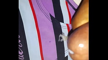 Cumming on her panties