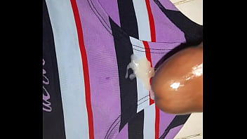 Cumming on her panties