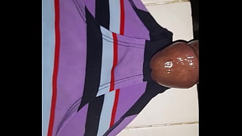 Cumming on her panties