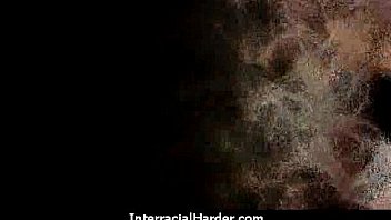 Hot cougar cums hard on young black cock 19