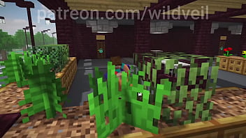 Minecraft sex scene steve x hooker animation