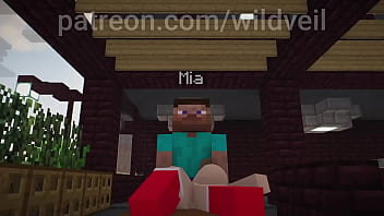 Minecraft sex scene steve x hooker animation