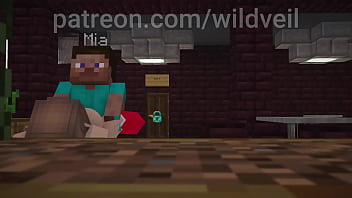Minecraft sex scene steve x hooker animation
