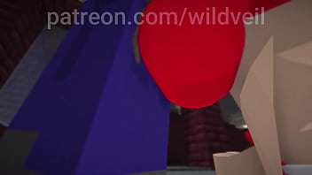 Minecraft sex scene steve x hooker animation