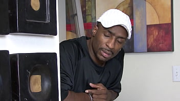 Black cock deep in blond cunt