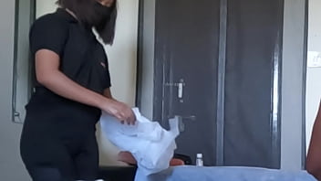 Handjob by sexy girl