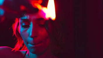 Wax play on feet session