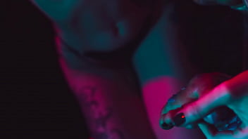 Wax play on feet session