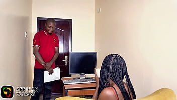 She took an advantage of a guy that came to her office for a job and fucked him continuation on sheer membership