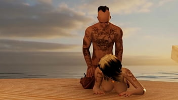 Babysweet 3dxchat "on the yatch" anal sex in 3dxchat