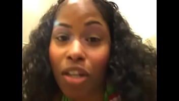 Black Beauty Lets Wee Drip From Her Juicy Twat thumbnail