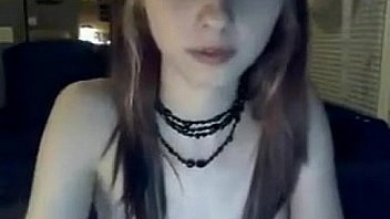 Dirty goth girl masturbates