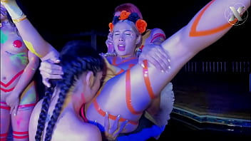 Blonde gets a non stop pussy licking reaching orgasm