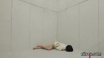 Insane tramp gets her fuckholes opened and toughly drilled