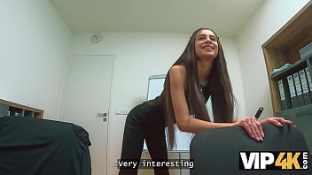 Loan4k tight pussy was just leaking in this office hot sex with vanessa alessia