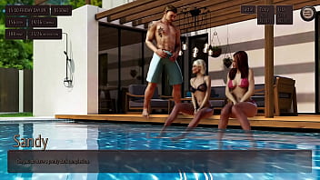 Threesome with two hot collage girl in public library living with temptation