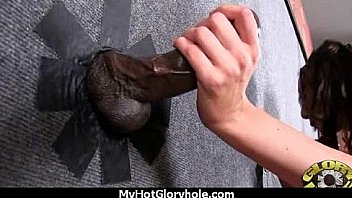 Ebony Hottie Milking Cocks In The Gloryhole 15 thumbnail