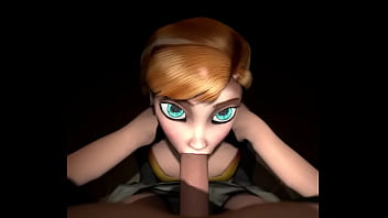 Anna from frozen hardcore blowjob