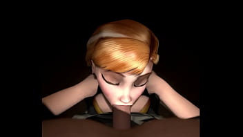 Anna from frozen hardcore blowjob