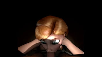 Anna from frozen hardcore blowjob