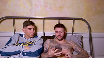 Hard fuck to maya with two monster cocks we fill all her holes