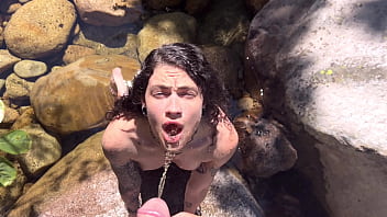 Wet wednesday bj in nature