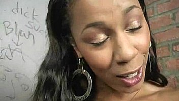 Interracial white lady confesses her sins at gloryhole 23