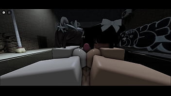 Two sexy roblox girls fucked hard