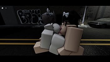 Two sexy roblox girls fucked hard