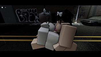 Two sexy roblox girls fucked hard