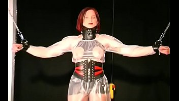 Aroused floozy is posing for the camera and teasing