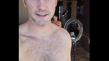 Beautiful strippers sharing big cock in hot threesome