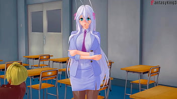 Rias gremory invites me to fuck in the bathroom 1 hs dxd ntr madness 10 full movie on sheer & fantasyking3