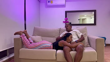 Stepmom and stepson cum in her mouth