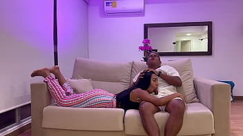 Stepmom and stepson cum in her mouth