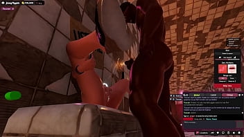 Two big cocks for a nympho