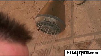 Masseuse shows her amazing body in a hot soapy massage 4