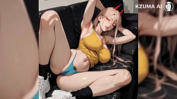 Power loira linda peitos grande bunda gostosa ai generated