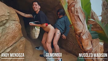 Threeway in the grotto at casamaxxx with these two studs versversaceboi muscledmadison full scene dropping in april