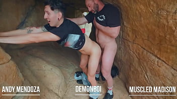 Threeway in the grotto at casamaxxx with these two studs versversaceboi muscledmadison full scene dropping in april