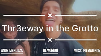 Threeway in the grotto at casamaxxx with these two studs versversaceboi muscledmadison full scene dropping in april