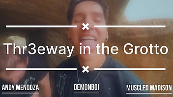 Threeway in the grotto at casamaxxx with these two studs versversaceboi muscledmadison full scene dropping in april