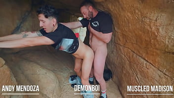 Threeway in the grotto at casamaxxx with these two studs versversaceboi muscledmadison full scene dropping in april